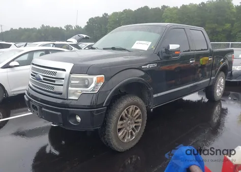 2014 Ford F-150 Platinum из США, поврежденный, VIN 1FTFW1EF6EFC64341
